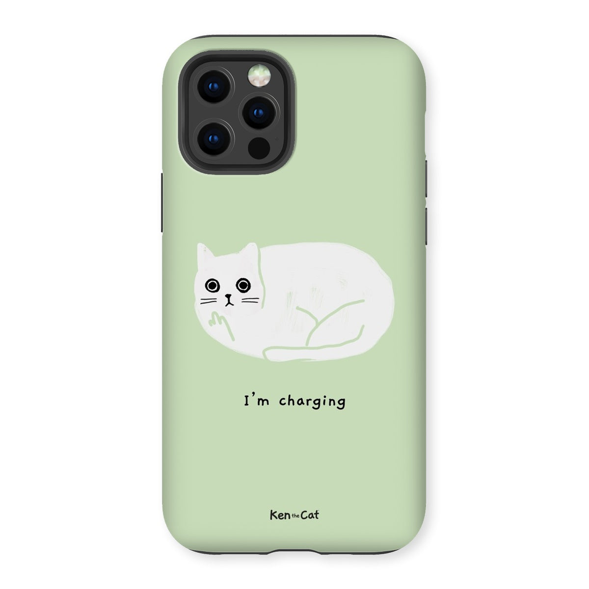 I'm Charging - Green Phone Case