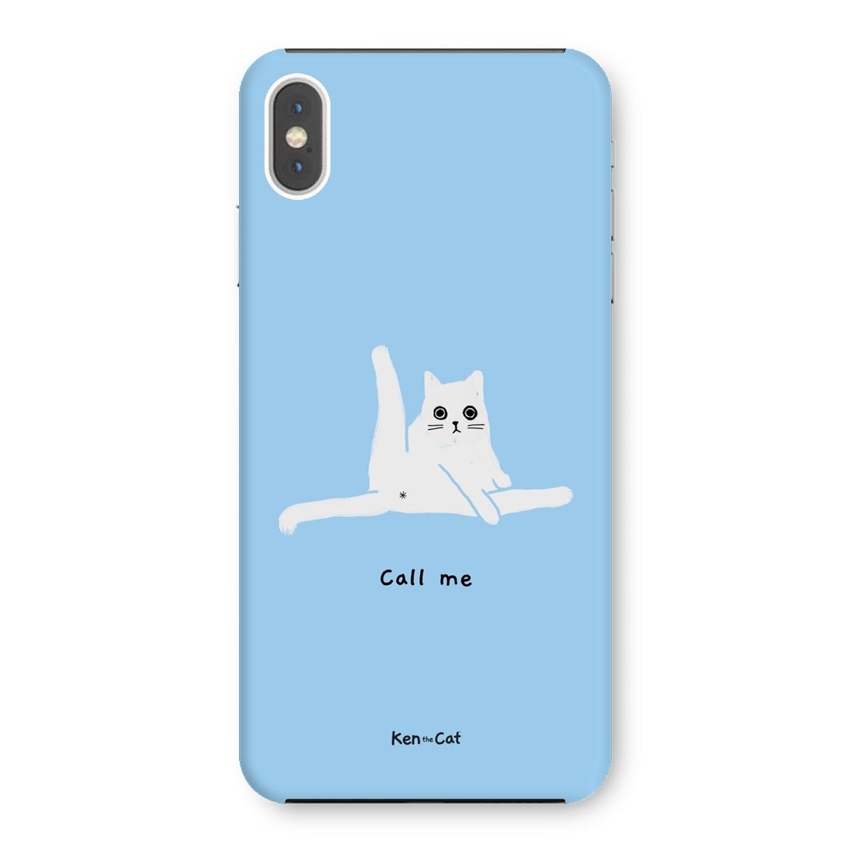 Call Me - Blue Phone Case