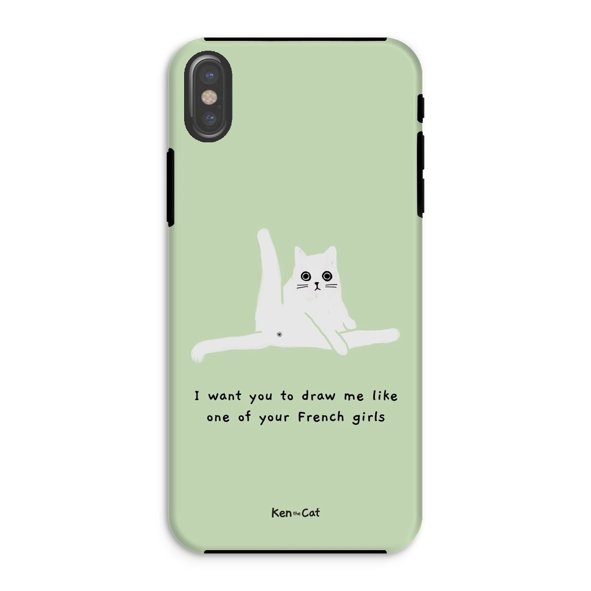 Draw Me Like Your French Girls - Green Phone Case