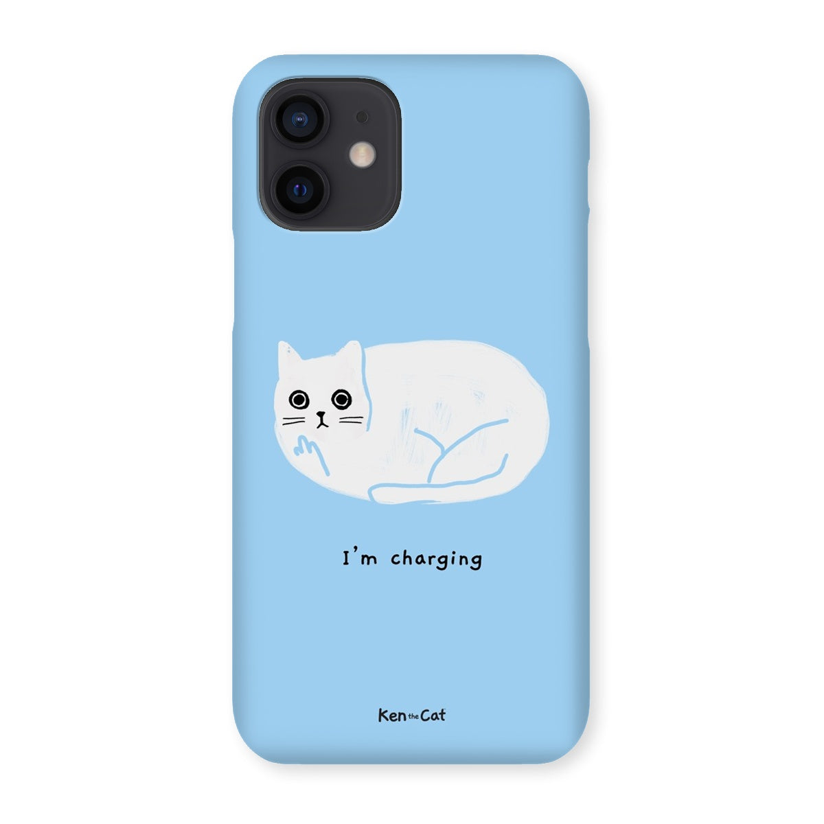 I'm Charging - Blue Phone Case