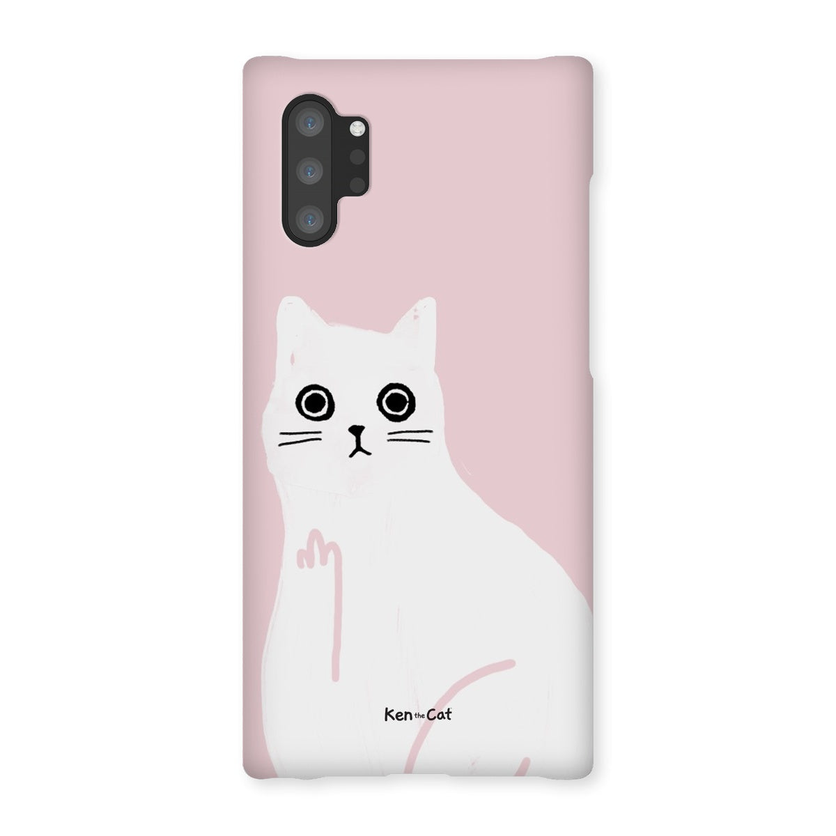 Middle Finger - Pink Phone Case