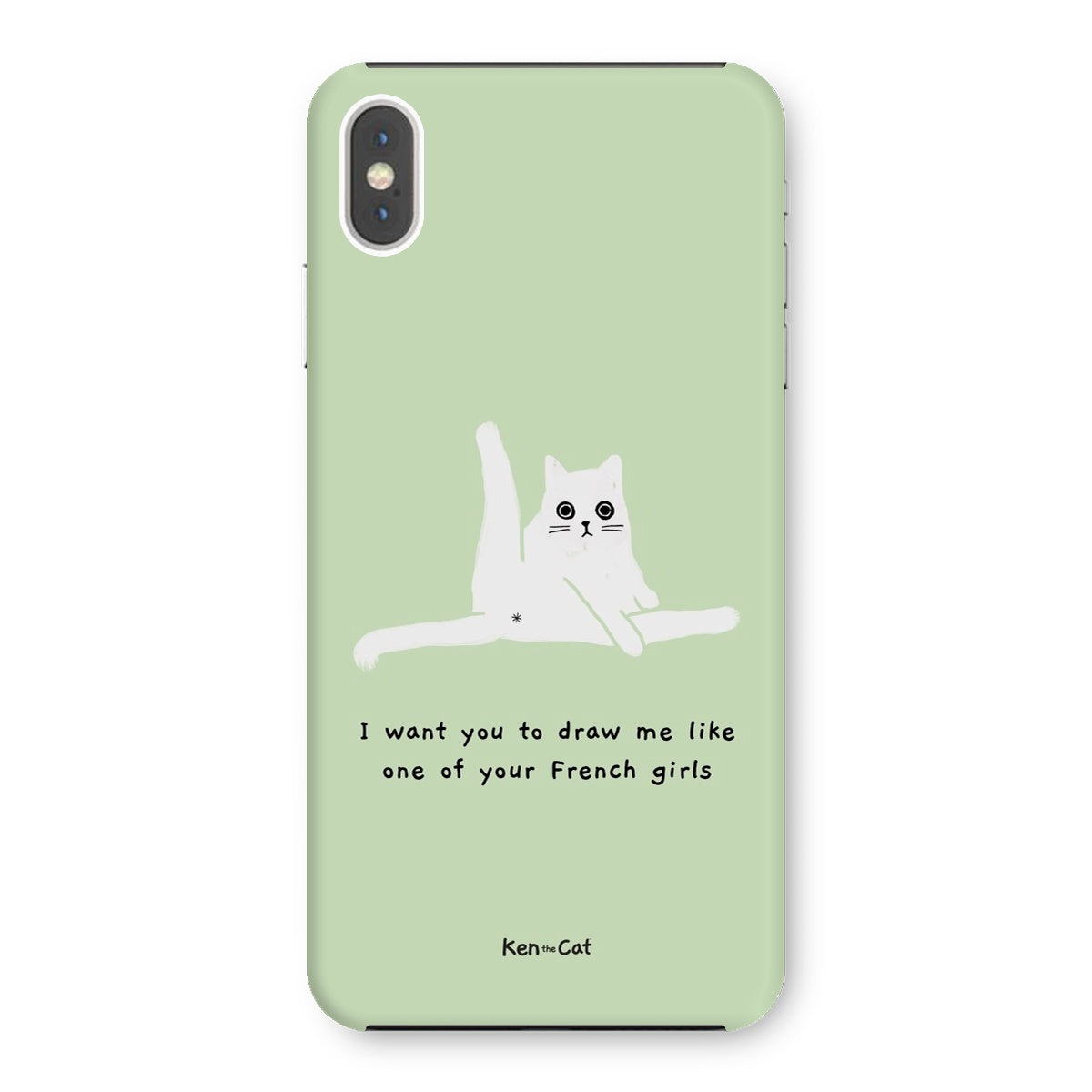 Draw Me Like Your French Girls - Green Phone Case