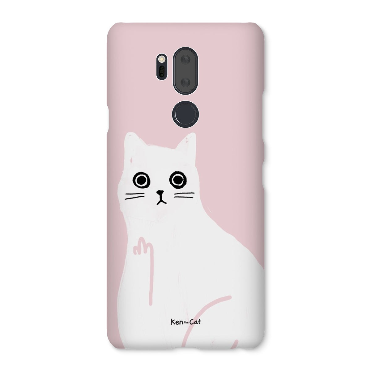 Middle Finger - Pink Phone Case