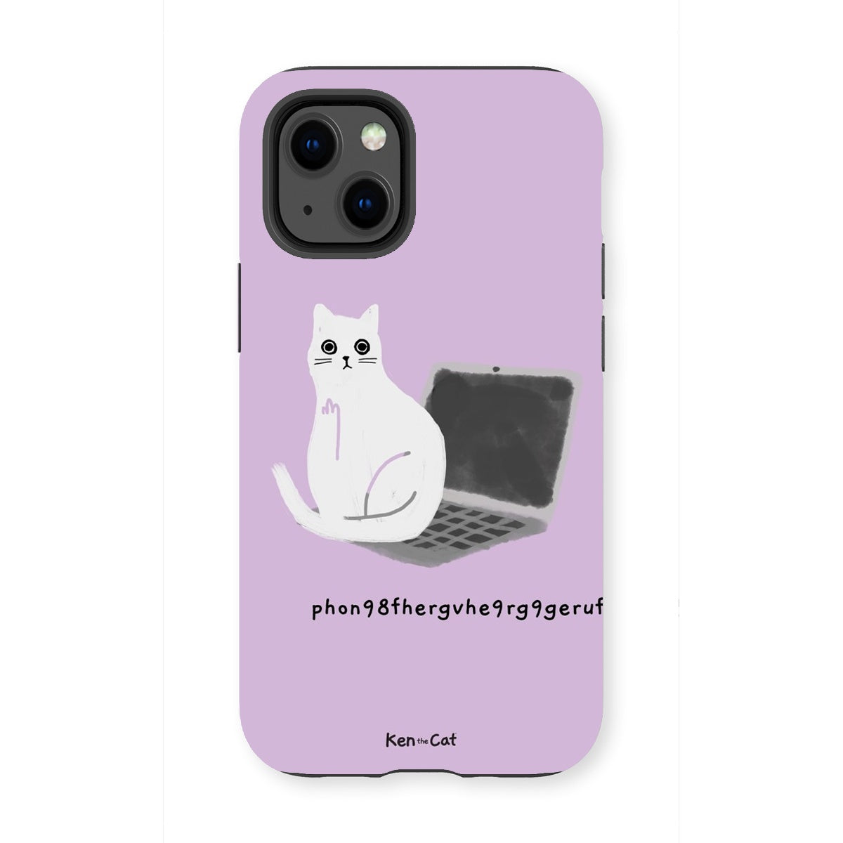 Laptop - Purple Phone Case
