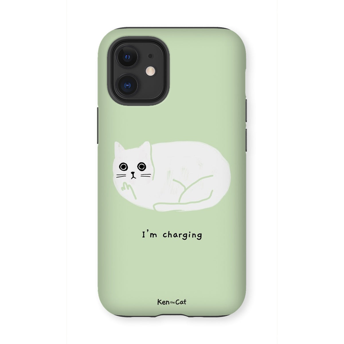 I'm Charging - Green Phone Case