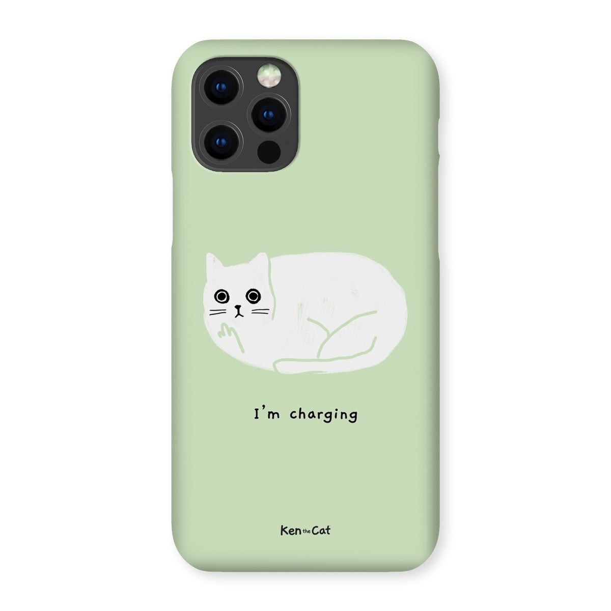 I'm Charging - Green Phone Case
