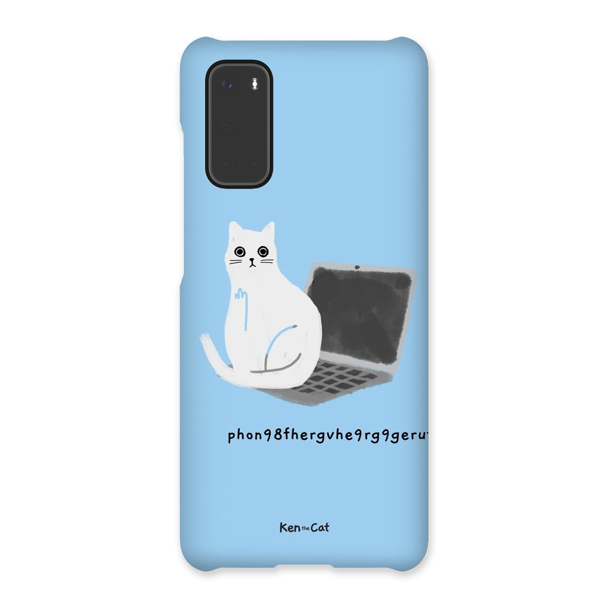 Laptop - Blue Phone Case