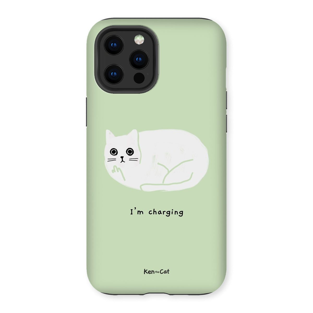 I'm Charging - Green Phone Case