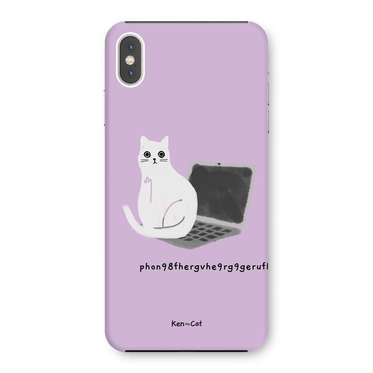 Laptop - Purple Phone Case