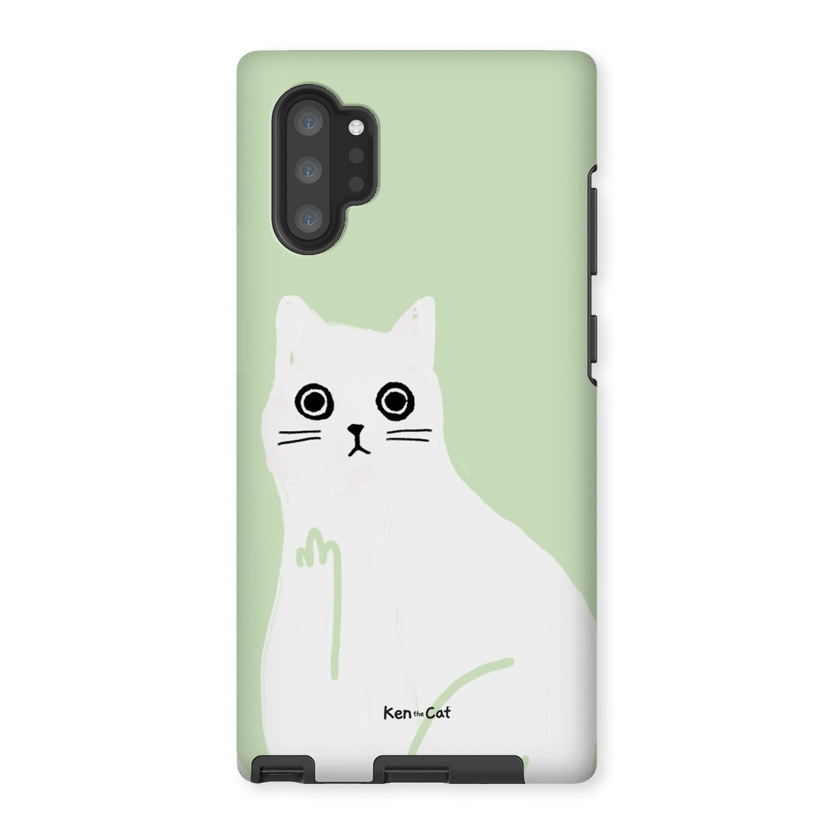 Middle Finger - Green Phone Case