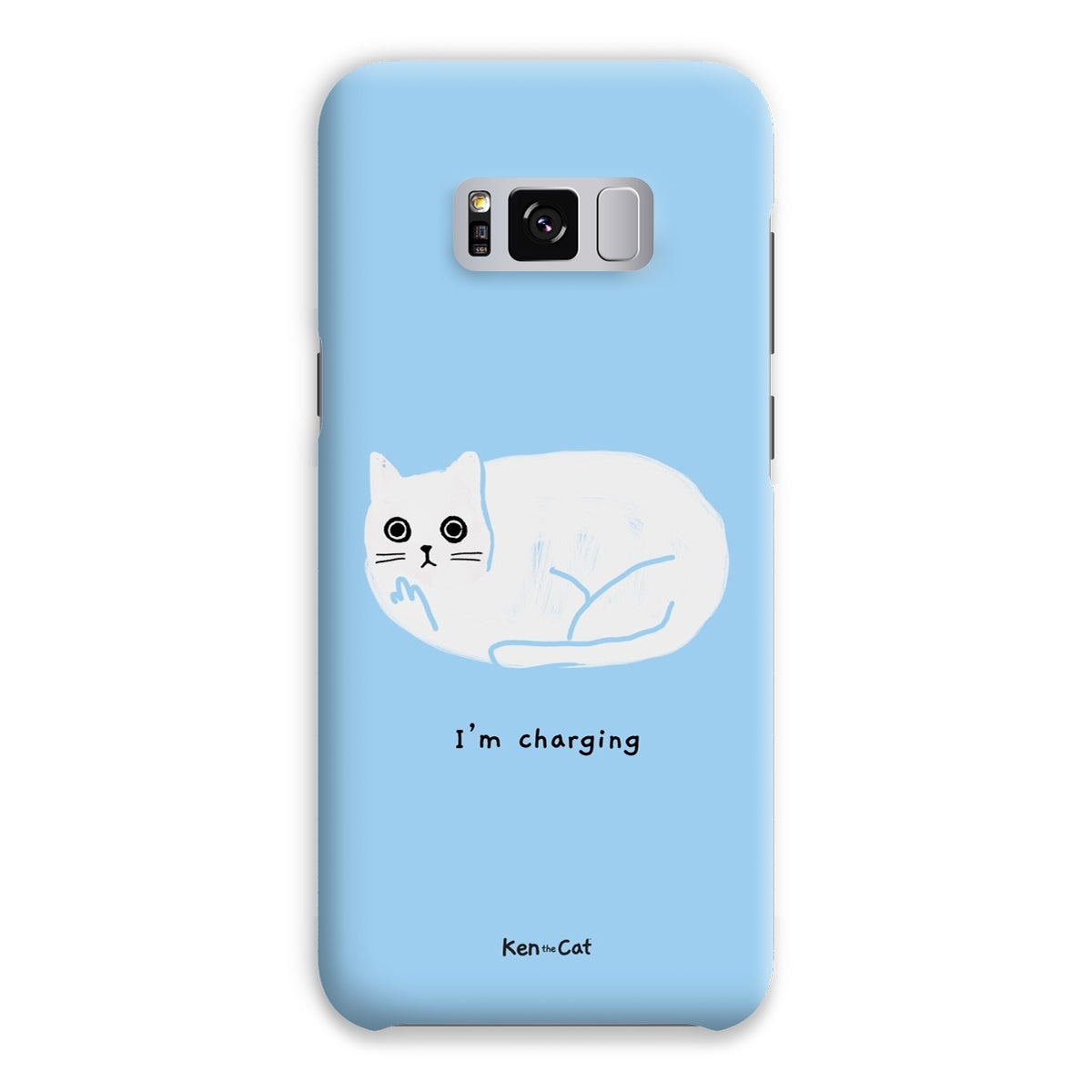 I'm Charging - Blue Phone Case