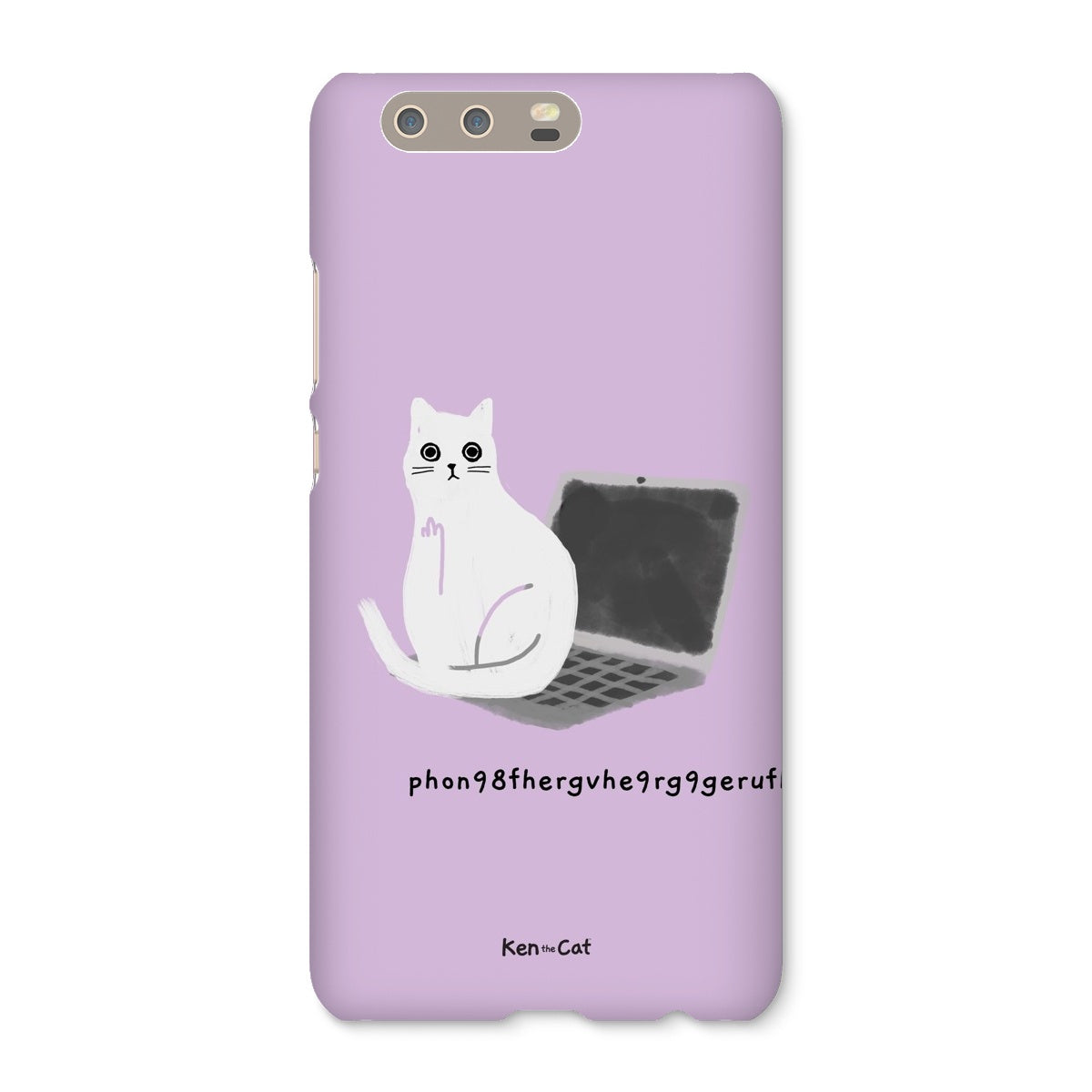 Laptop - Purple Phone Case