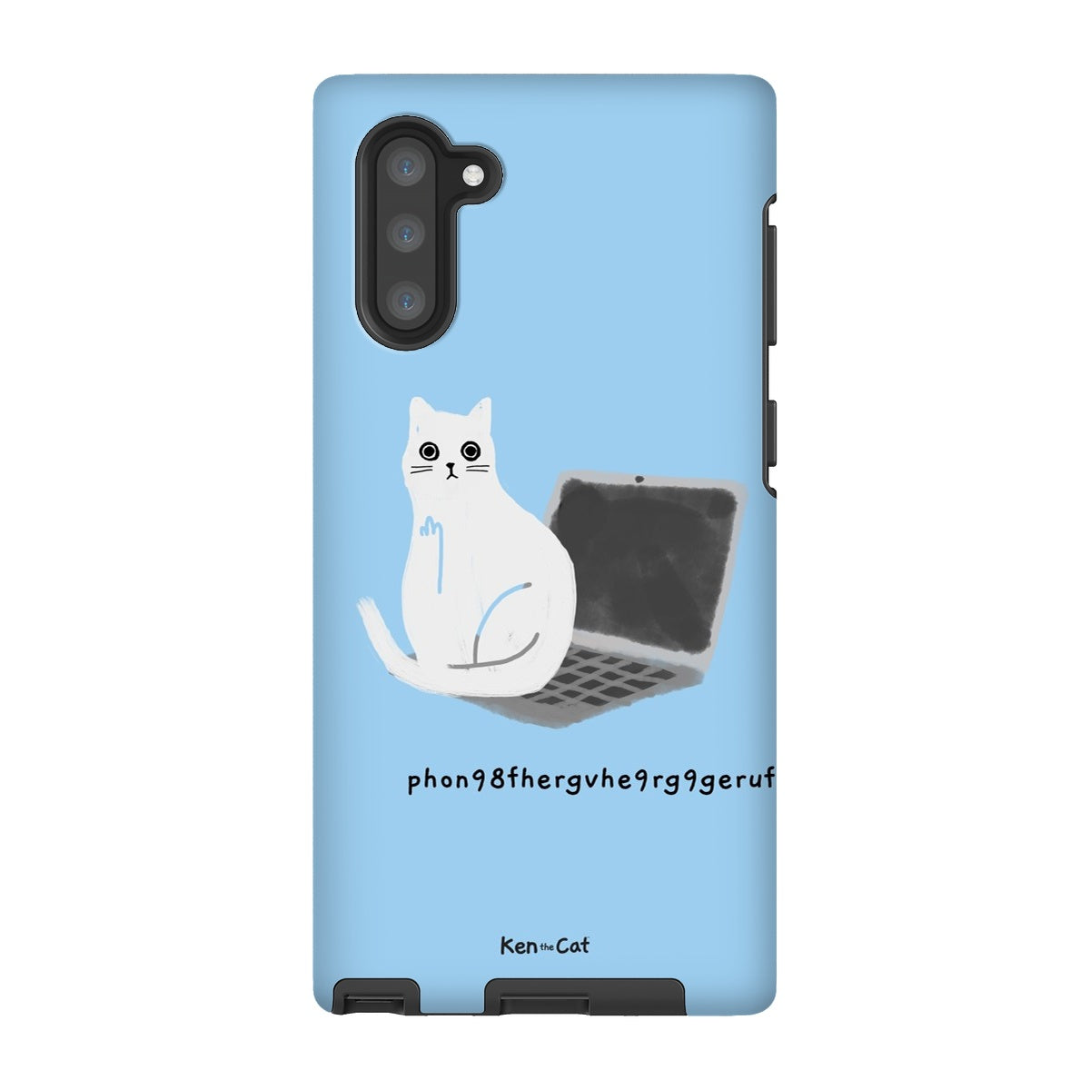 Laptop - Blue Phone Case