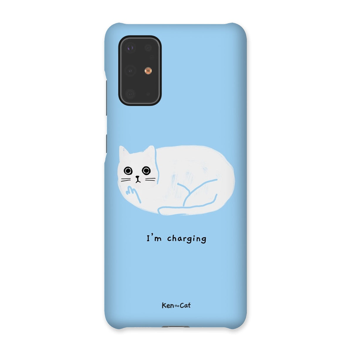 I'm Charging - Blue Phone Case