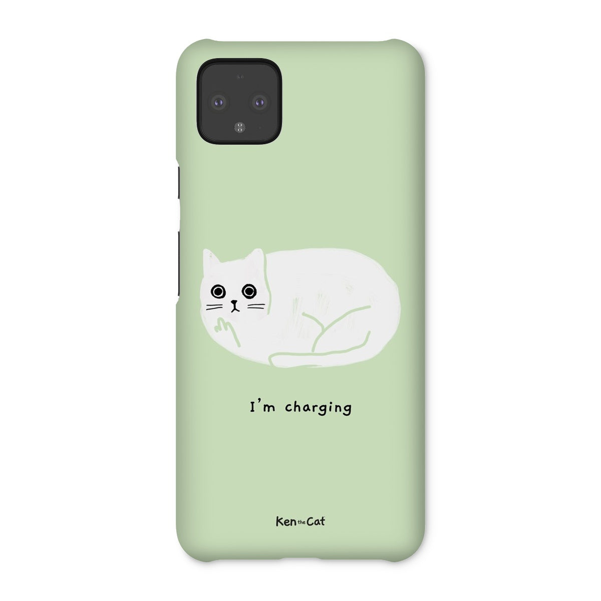 I'm Charging - Green Phone Case