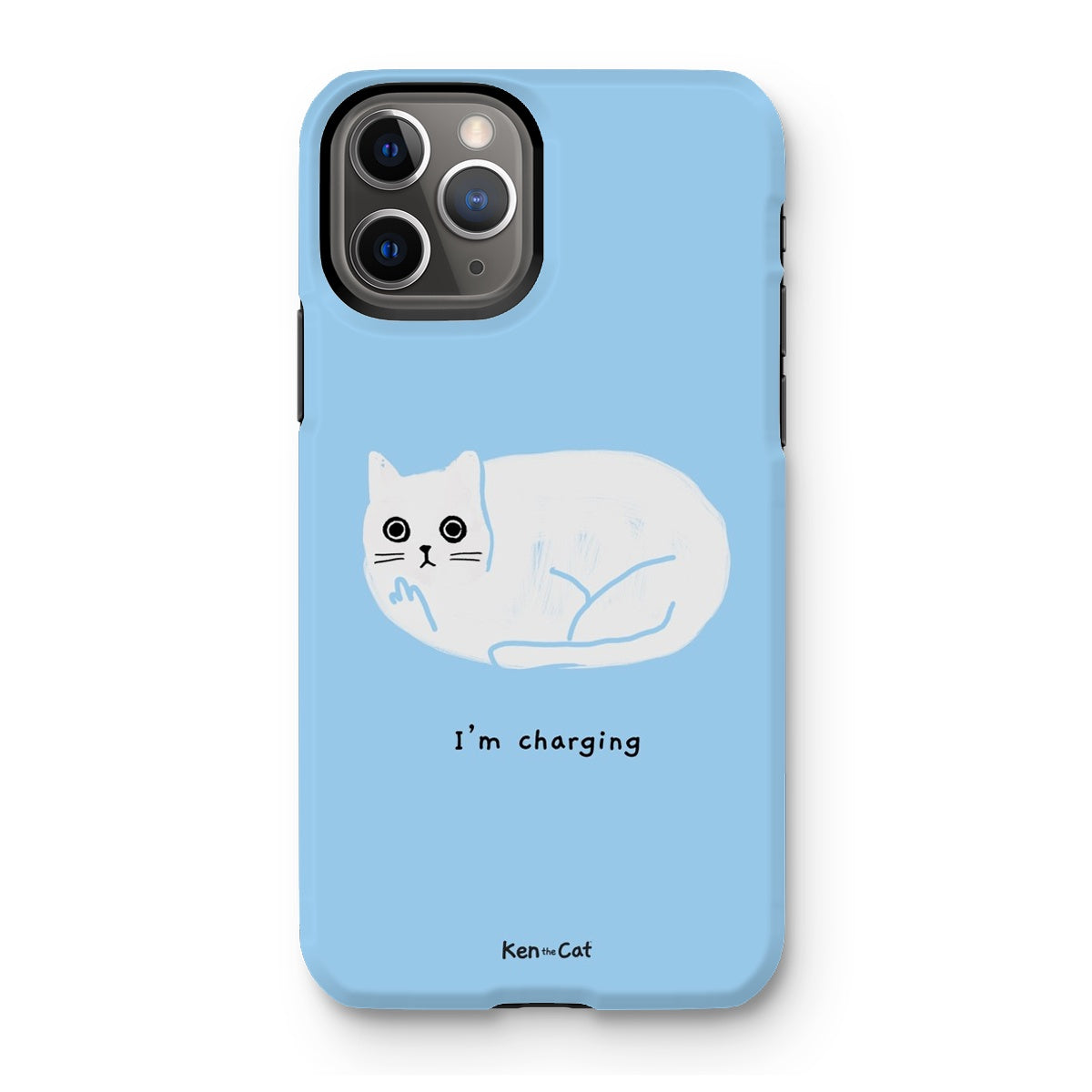 I'm Charging - Blue Phone Case