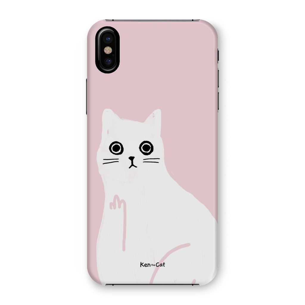 Middle Finger - Pink Phone Case