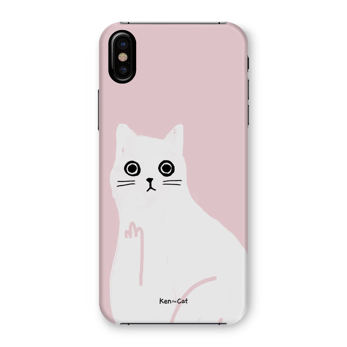 Middle Finger - Pink Phone Case