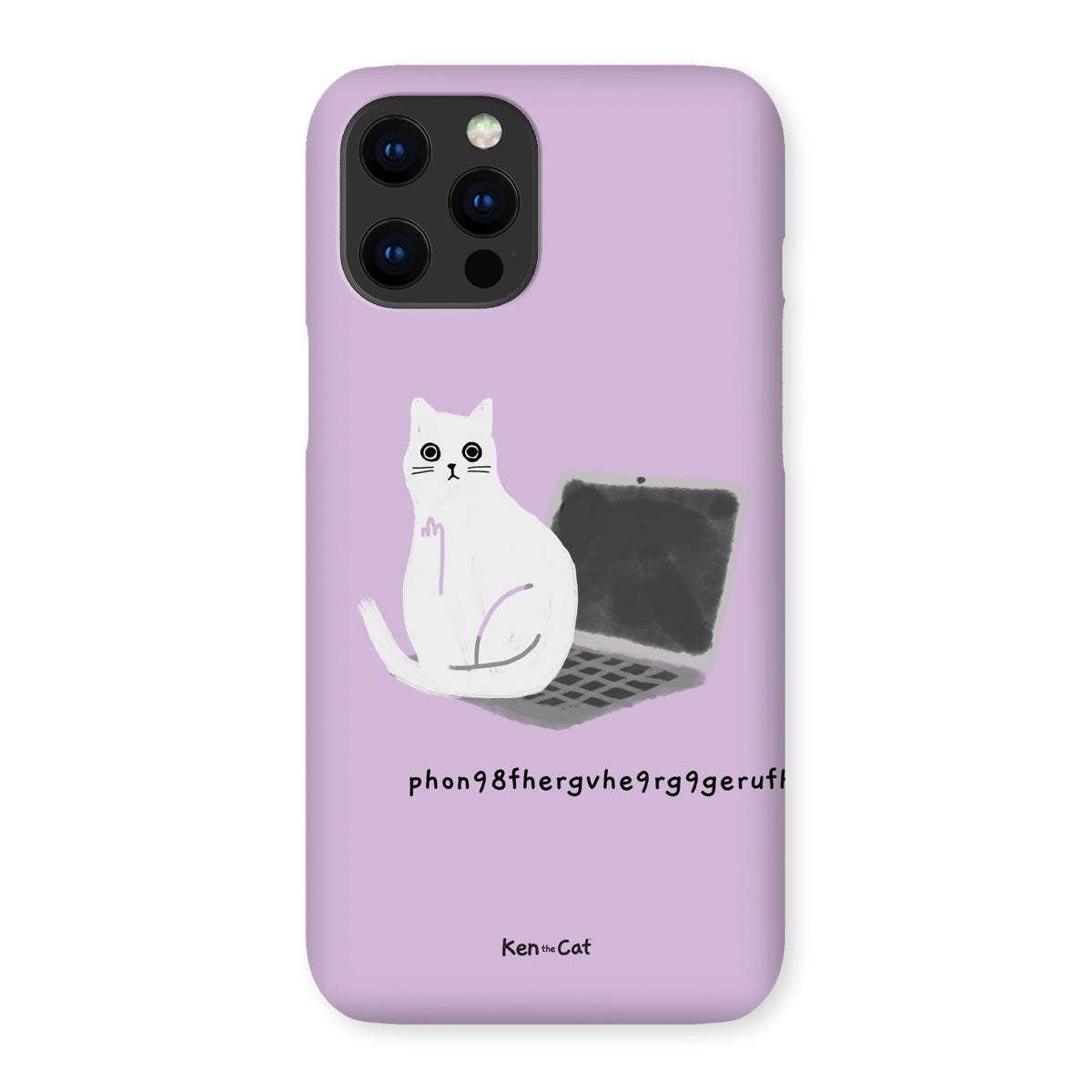 Laptop - Purple Phone Case