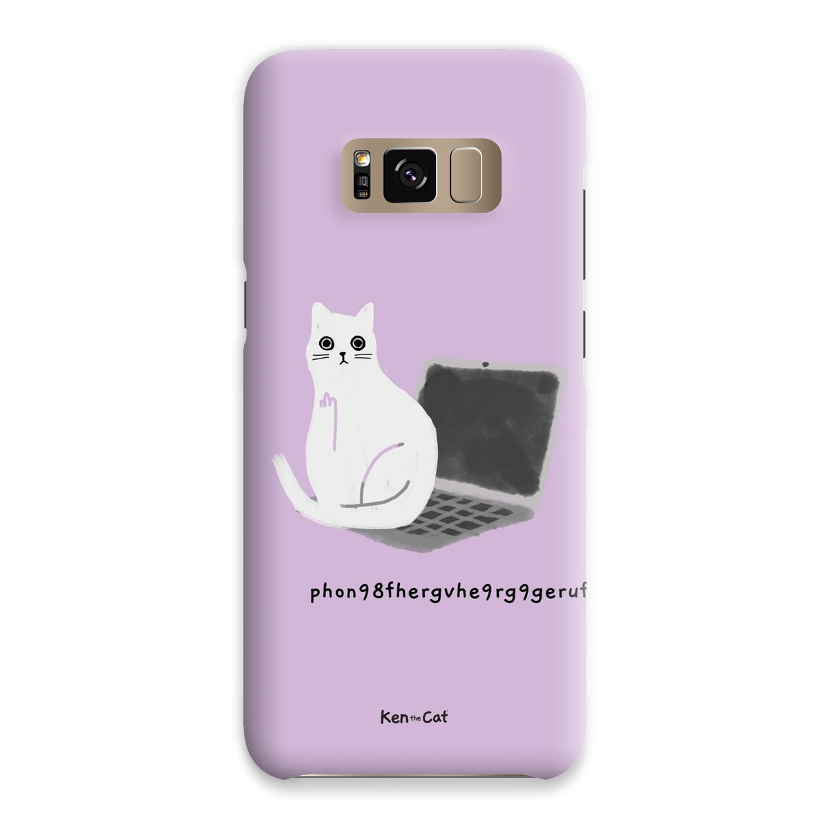 Laptop - Purple Phone Case