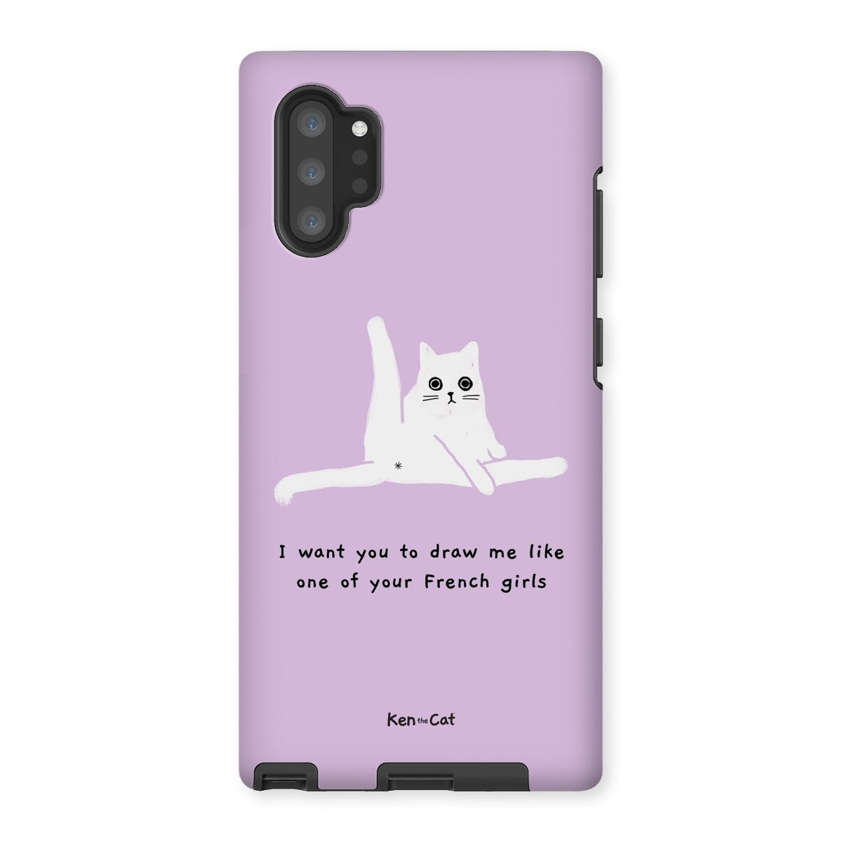 Draw Me Like Your French Girls - Purple Phone Case