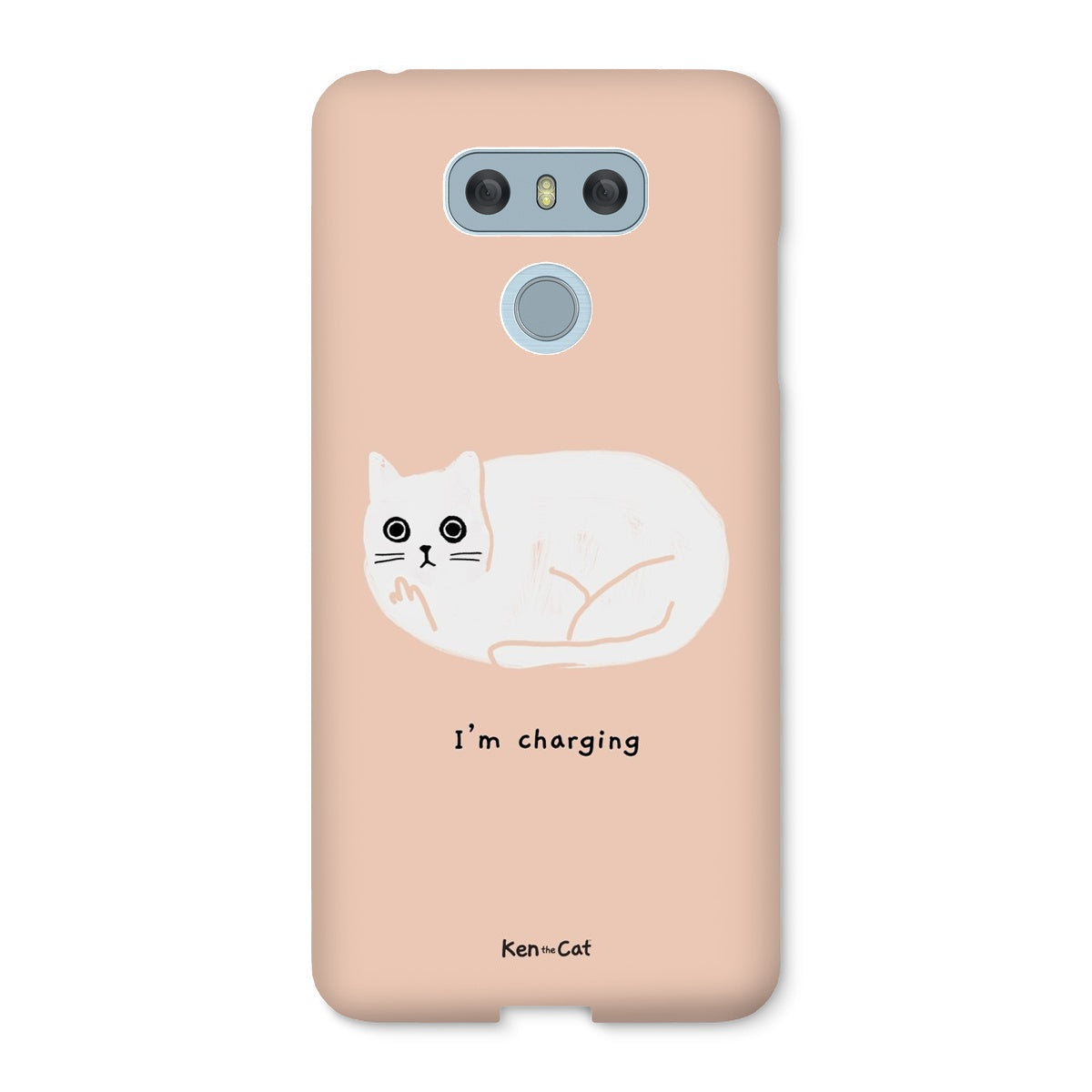 I'm Charging - Coral Phone Case