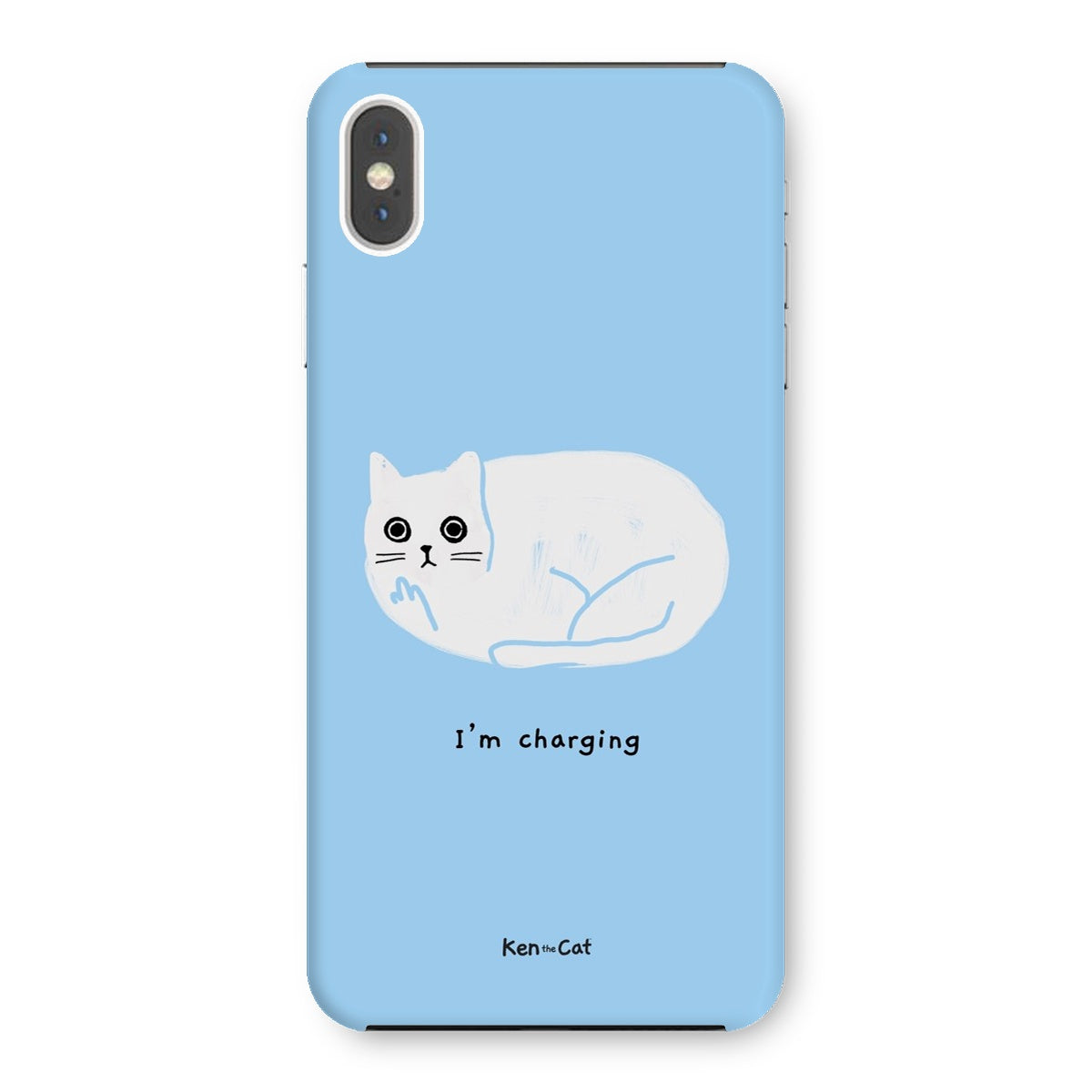 I'm Charging - Blue Phone Case