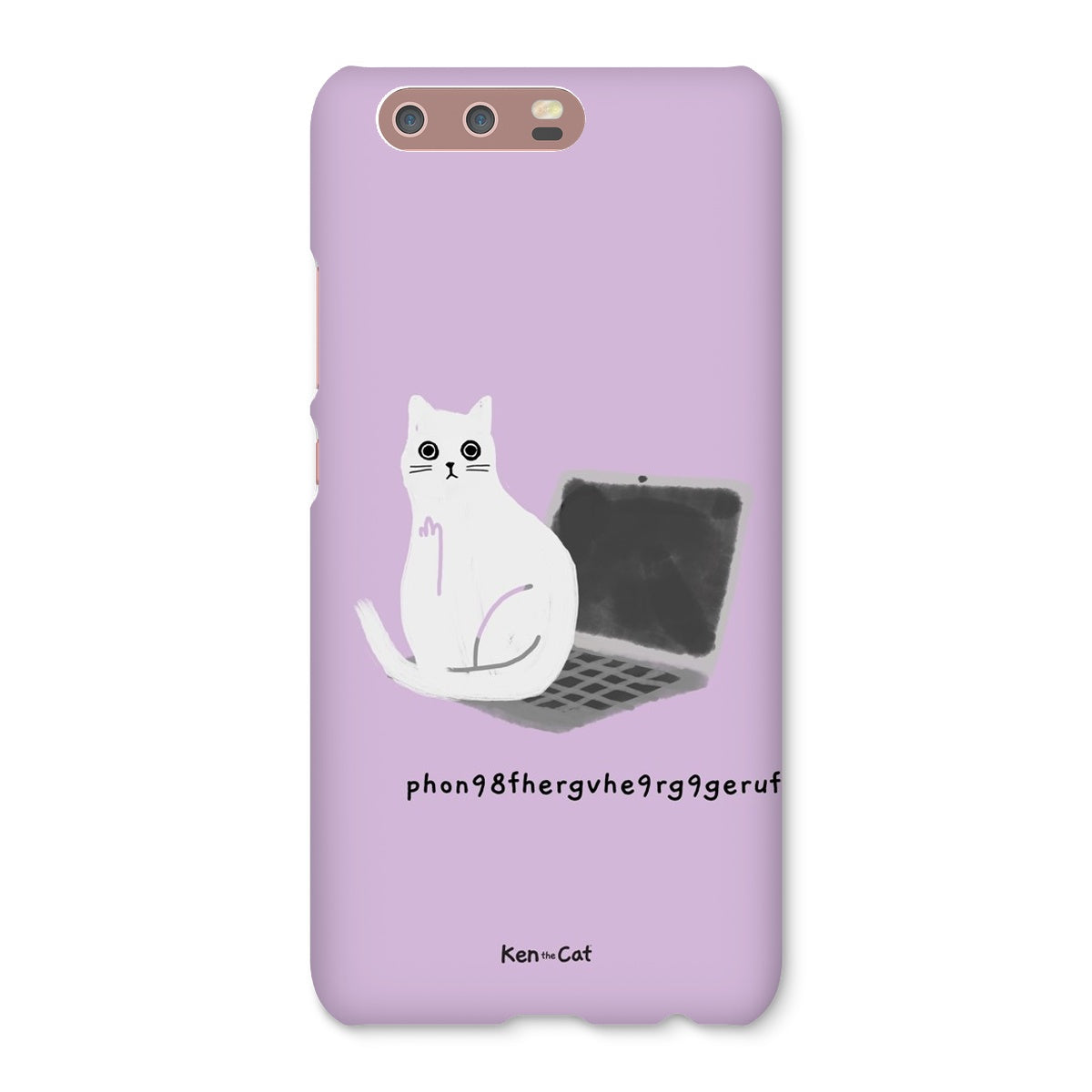 Laptop - Purple Phone Case