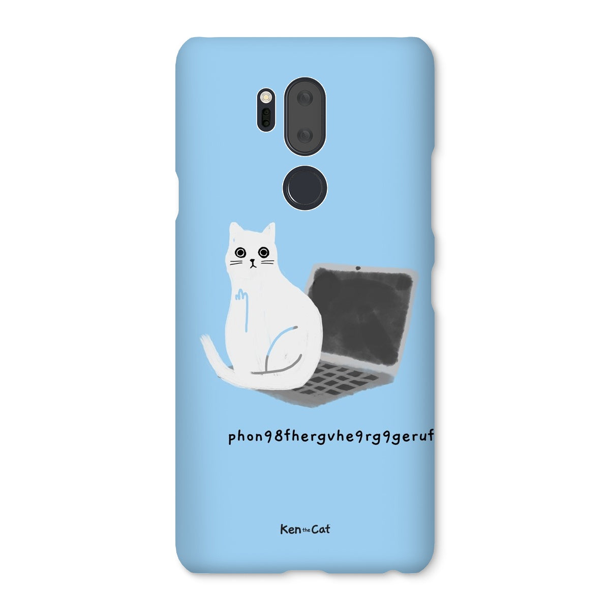 Laptop - Blue Phone Case