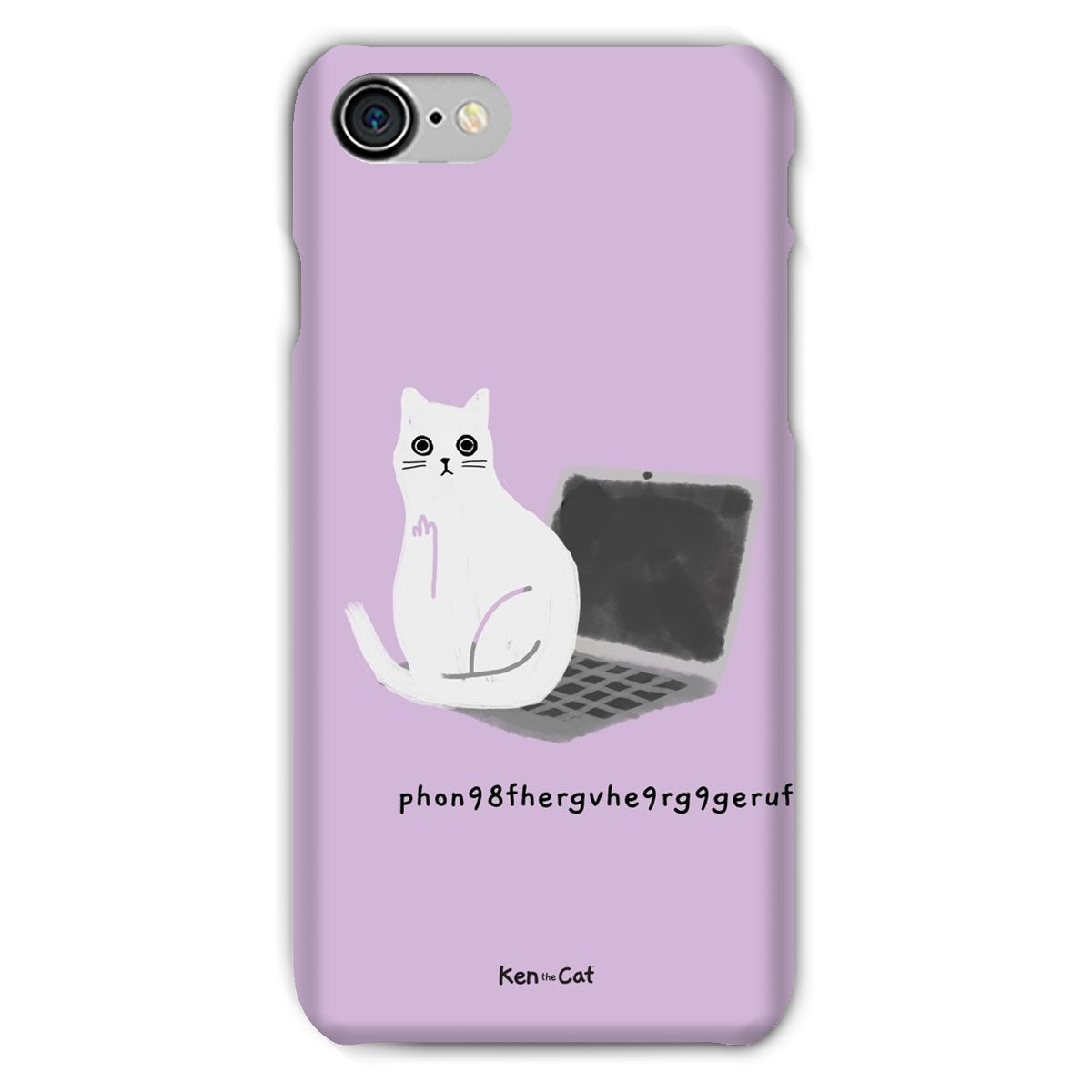 Laptop - Purple Phone Case