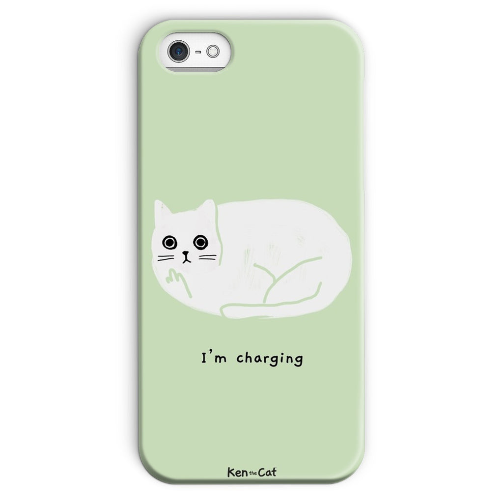 I'm Charging - Green Phone Case