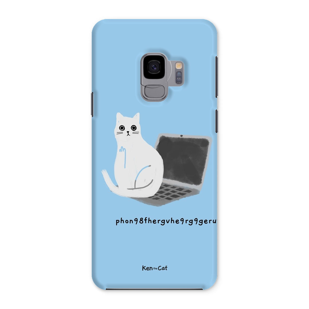 Laptop - Blue Phone Case