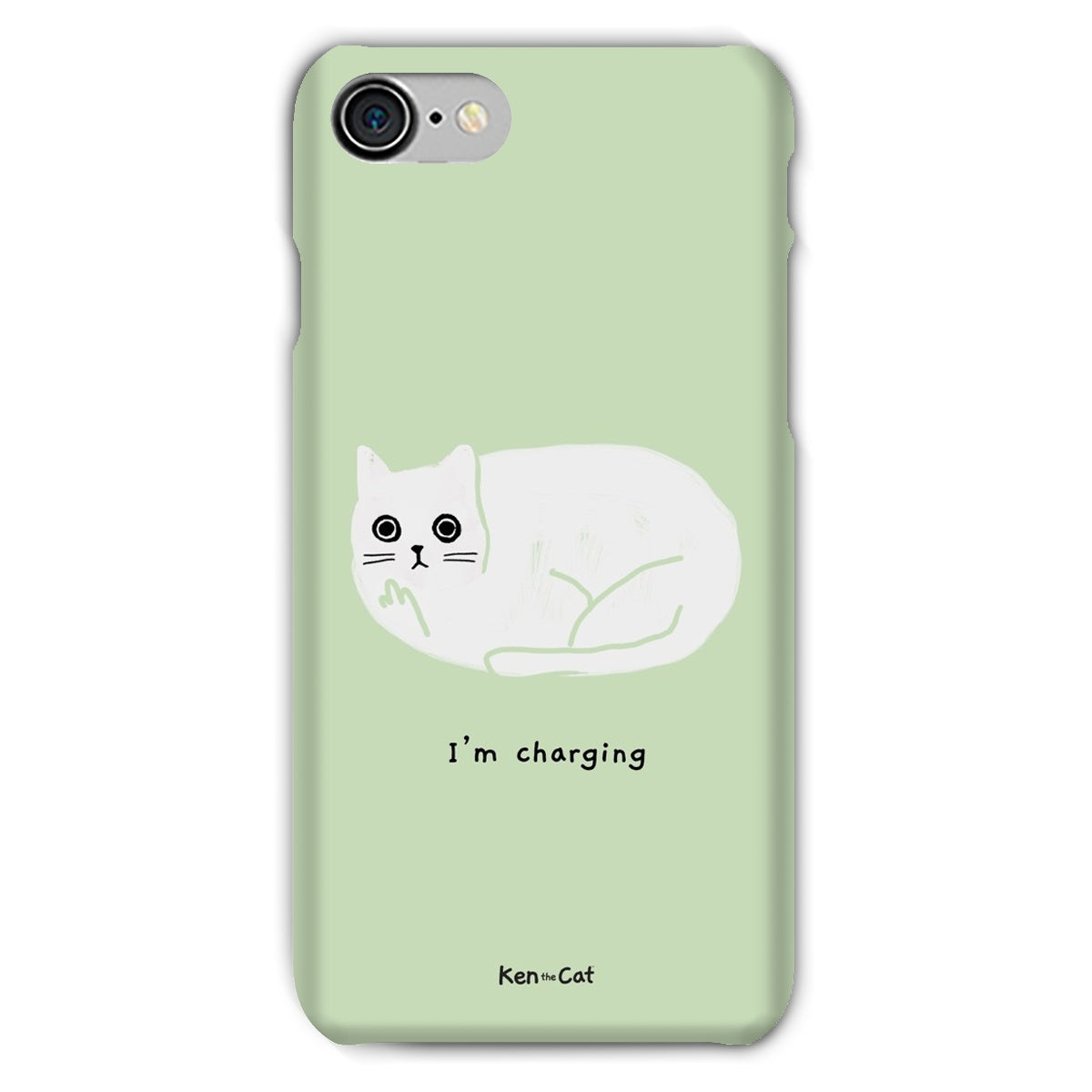 I'm Charging - Green Phone Case