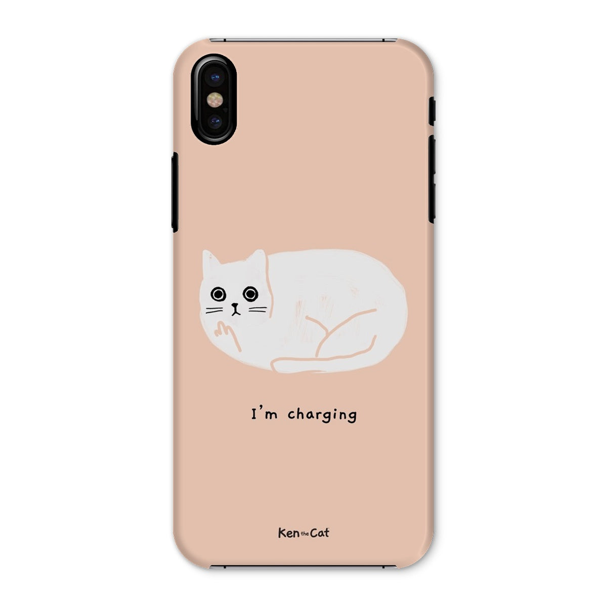 I'm Charging - Coral Phone Case