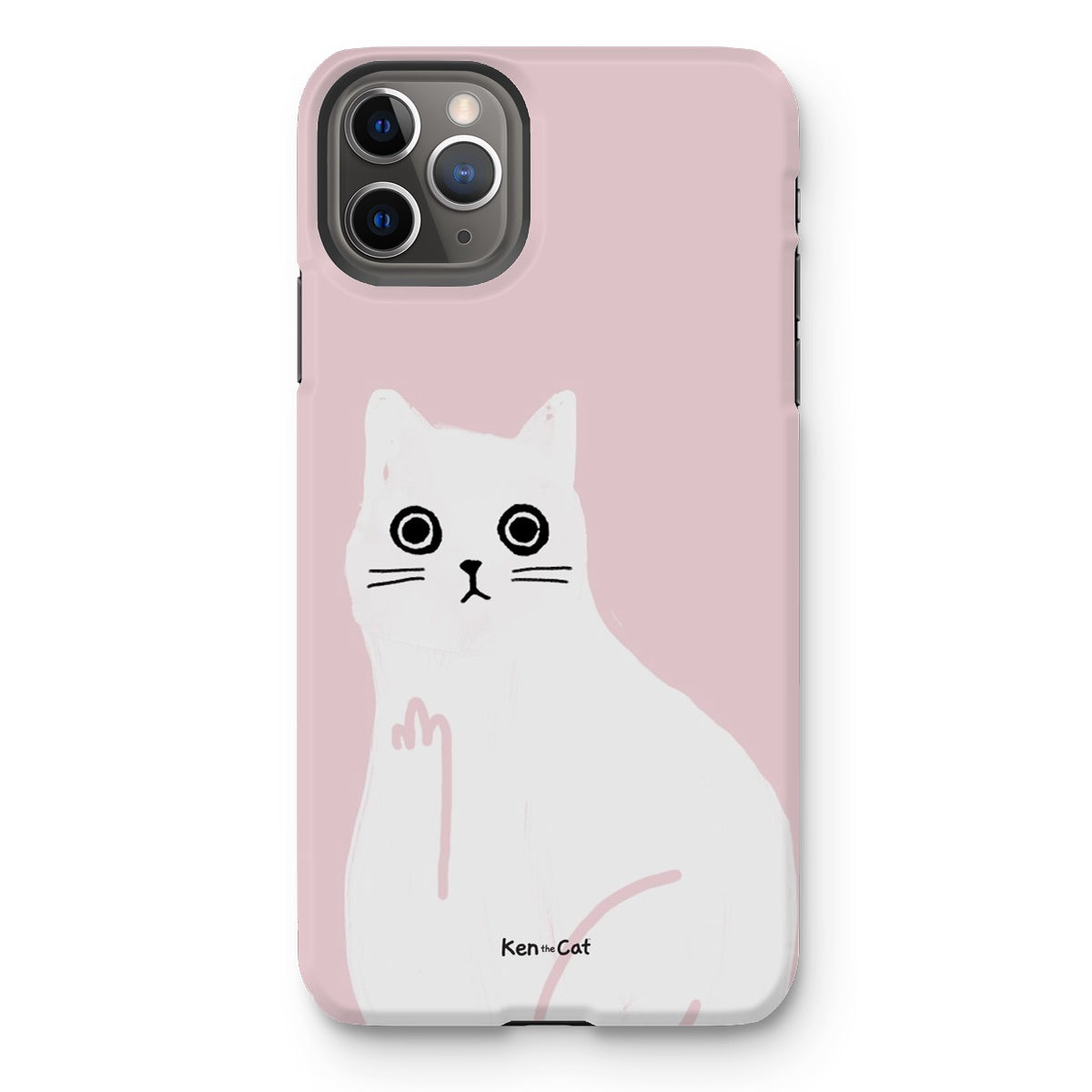 Middle Finger - Pink Phone Case