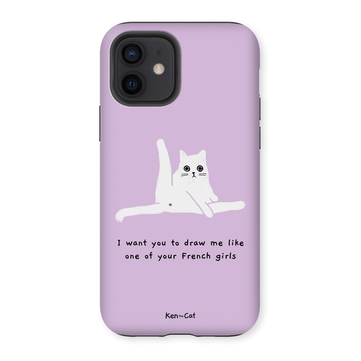 Draw Me Like Your French Girls - Purple Phone Case