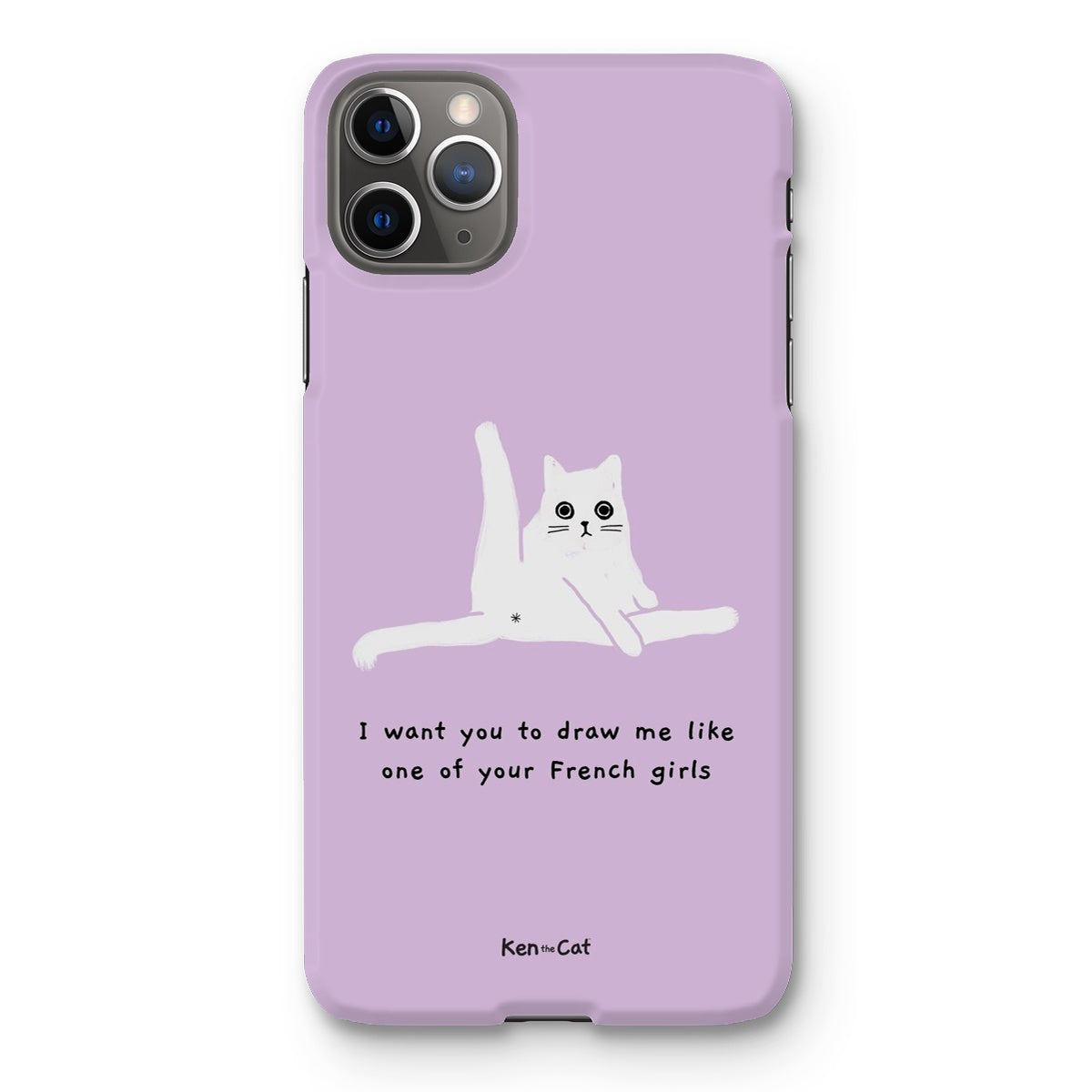 Draw Me Like Your French Girls - Purple Phone Case