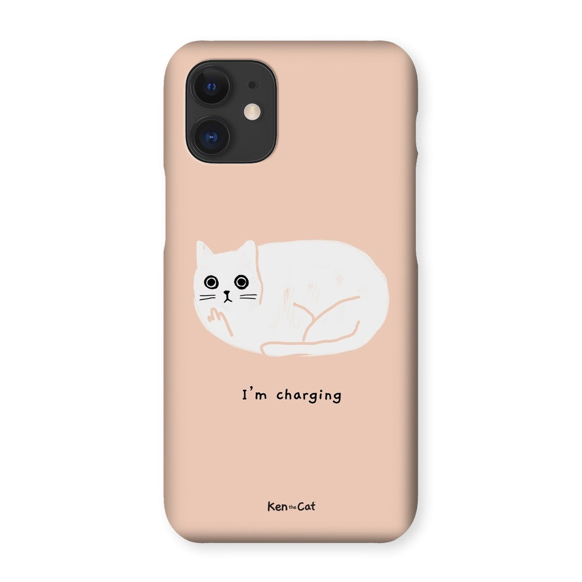 I'm Charging - Coral Phone Case