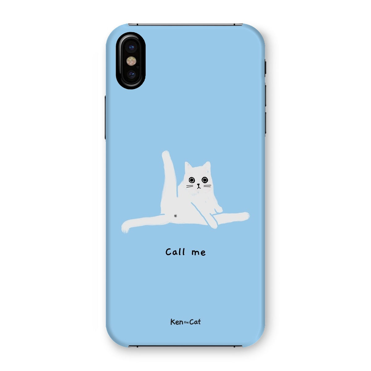 Call Me - Blue Phone Case