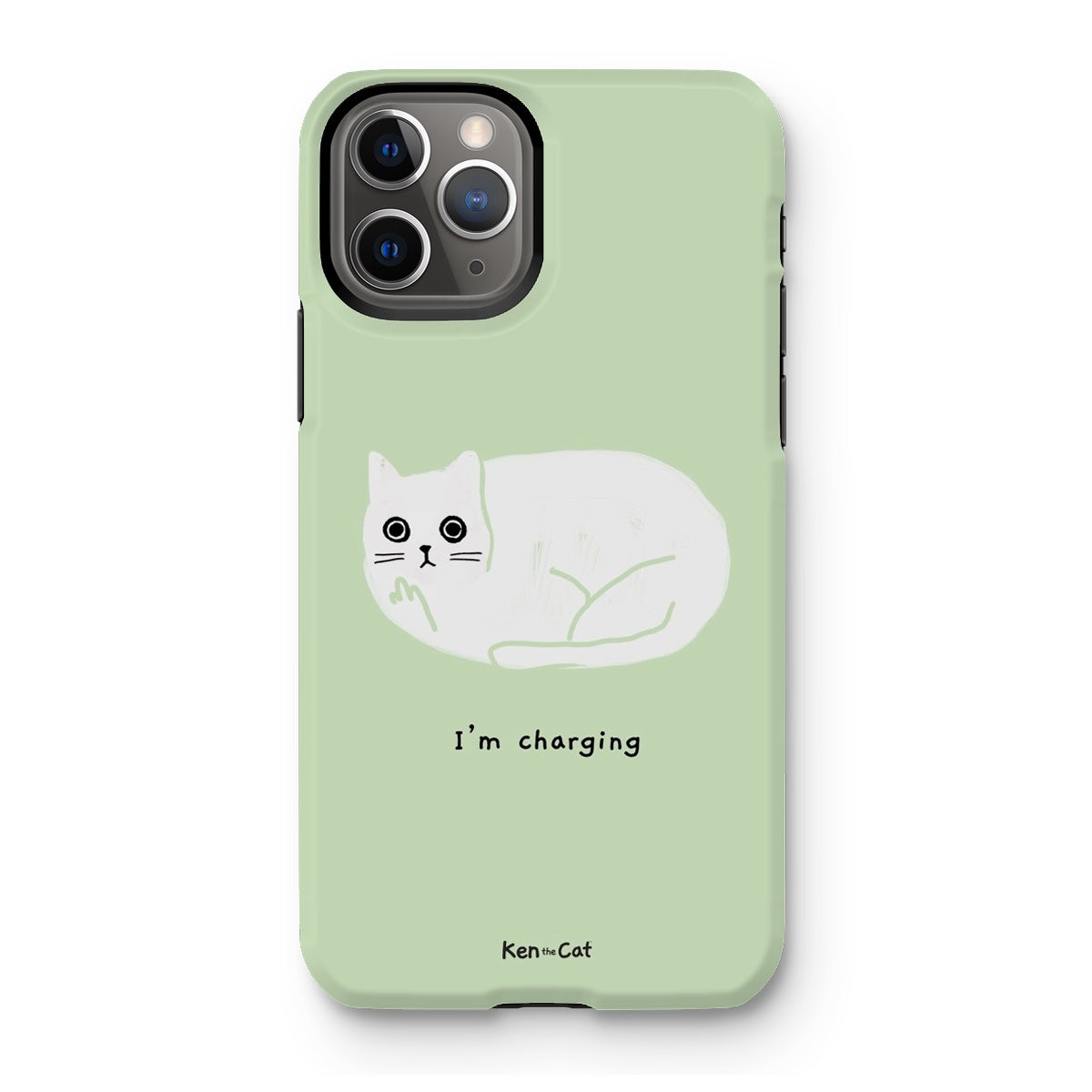 I'm Charging - Green Phone Case