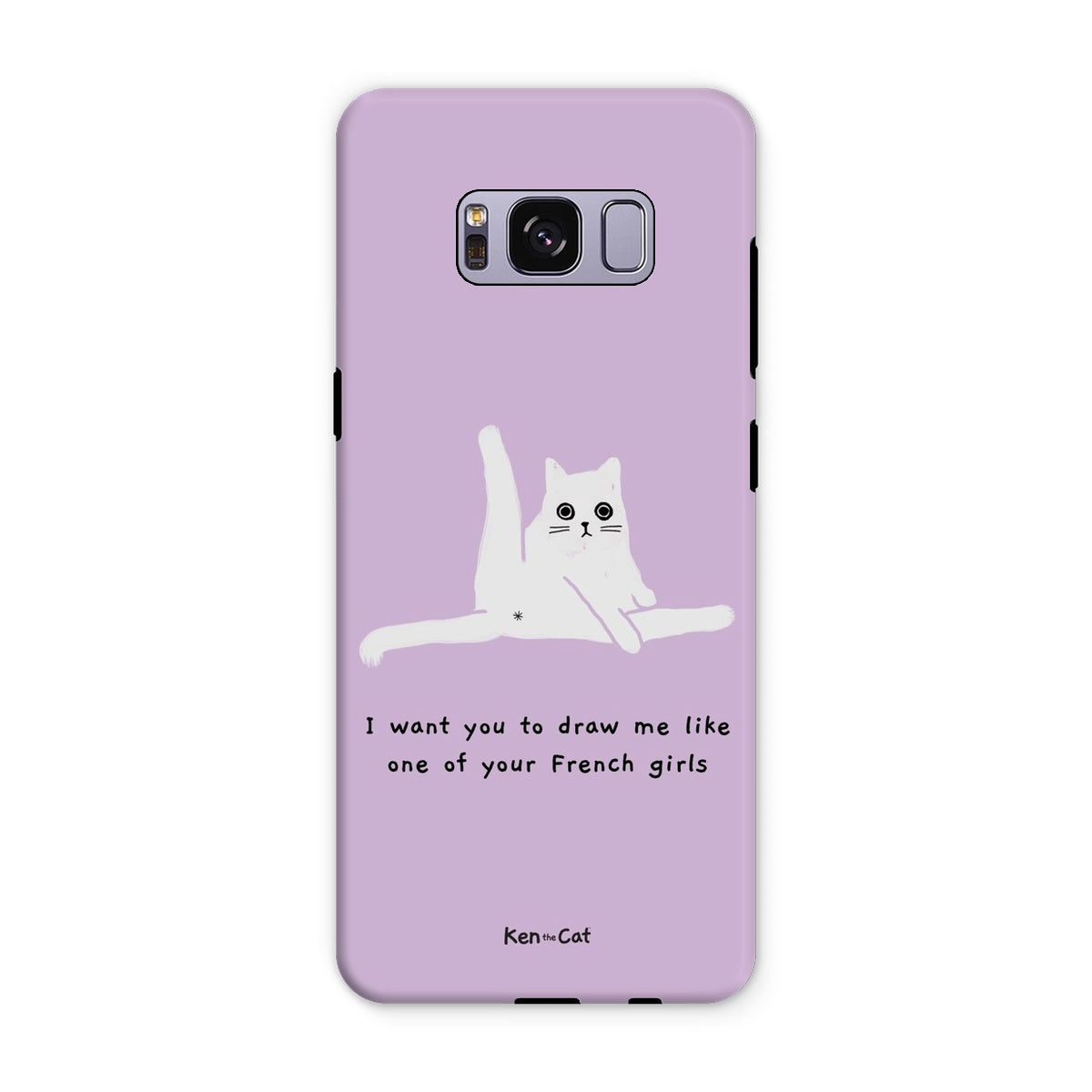 Draw Me Like Your French Girls - Purple Phone Case