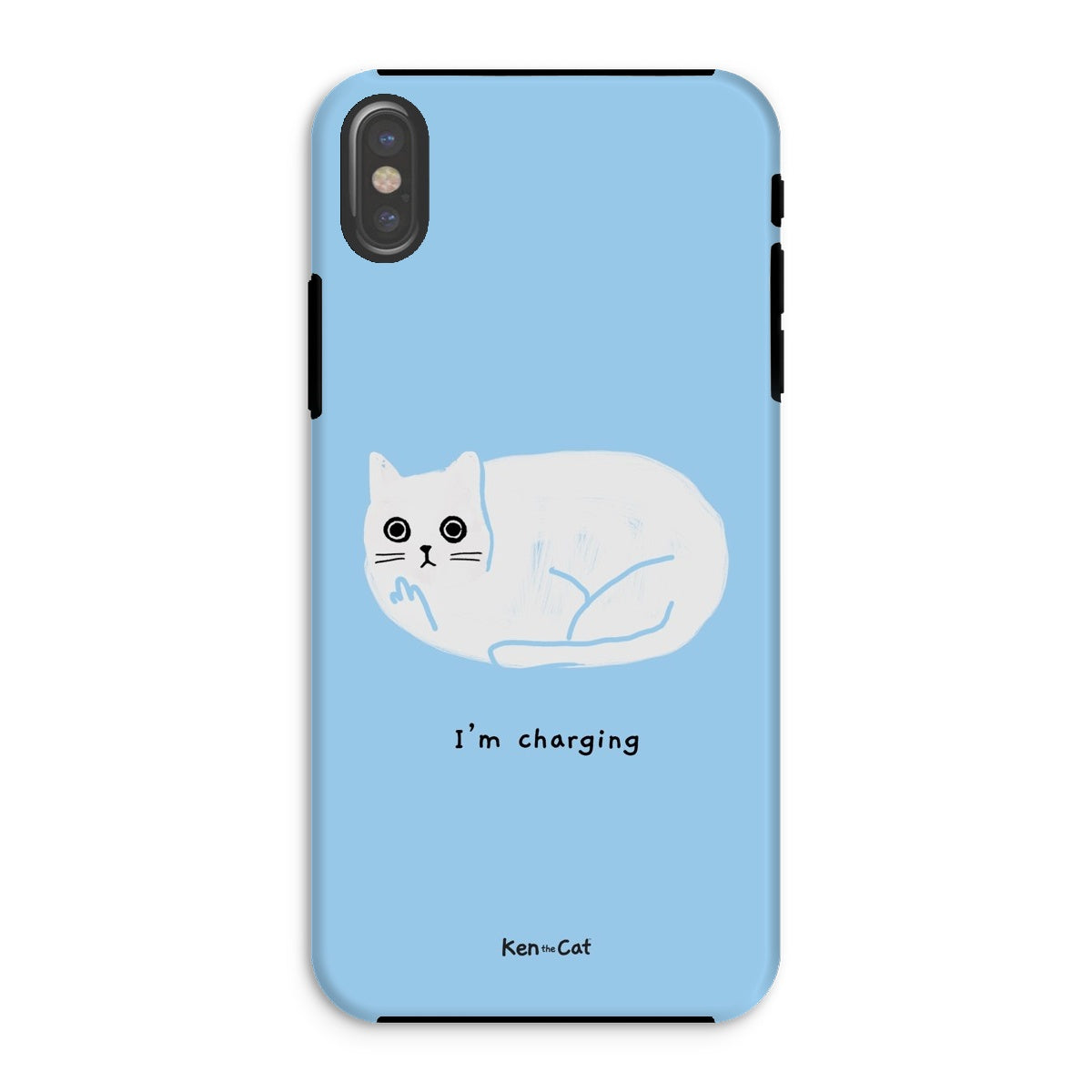 I'm Charging - Blue Phone Case