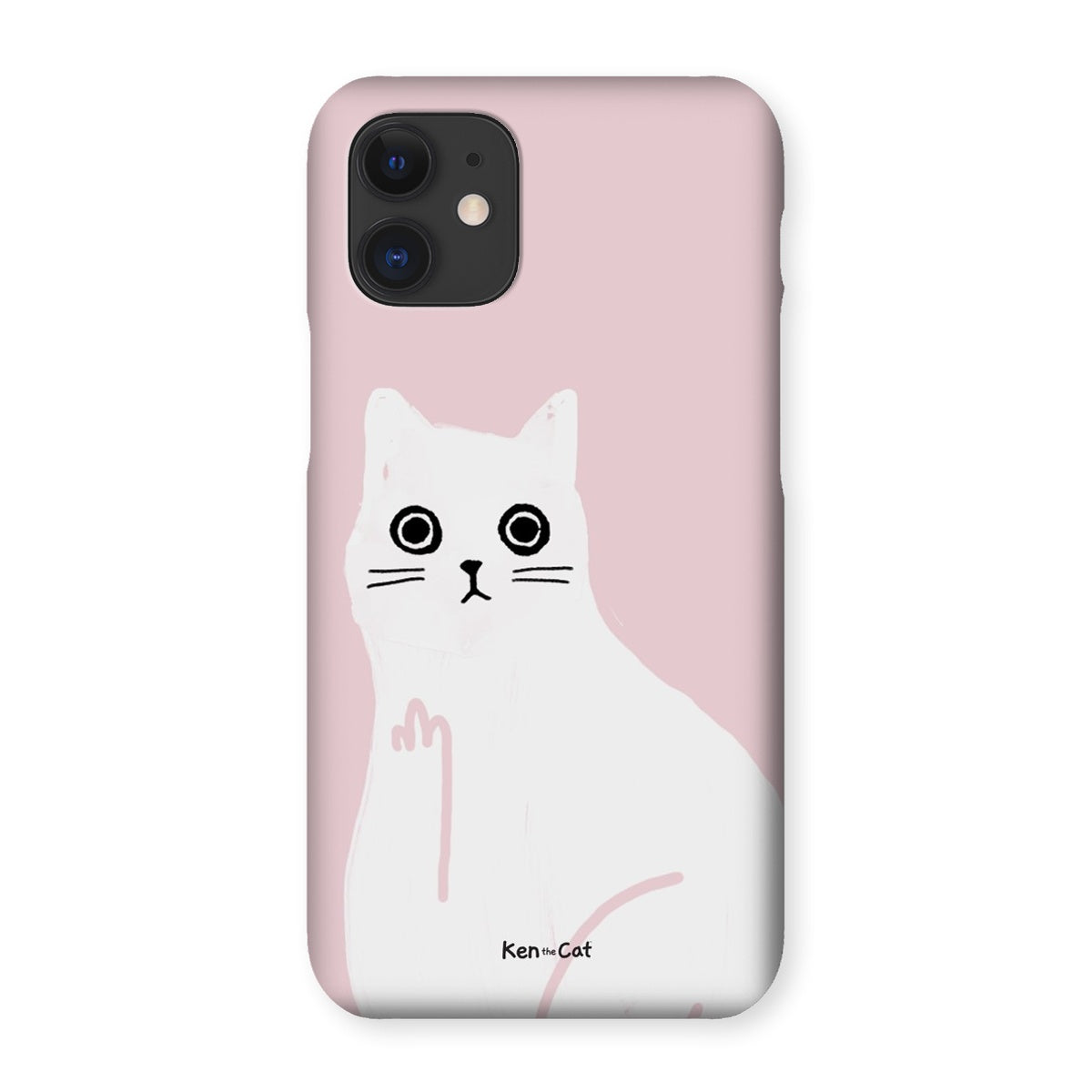 Middle Finger - Pink Phone Case