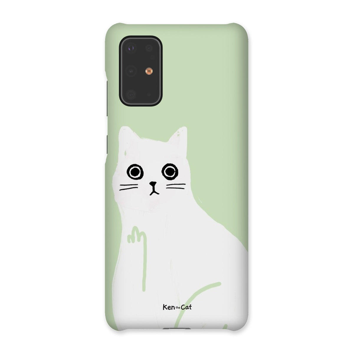 Middle Finger - Green Phone Case