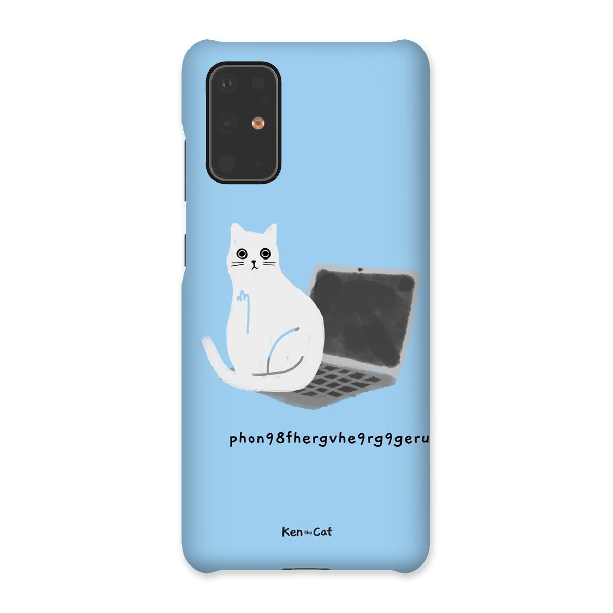 Laptop - Blue Phone Case