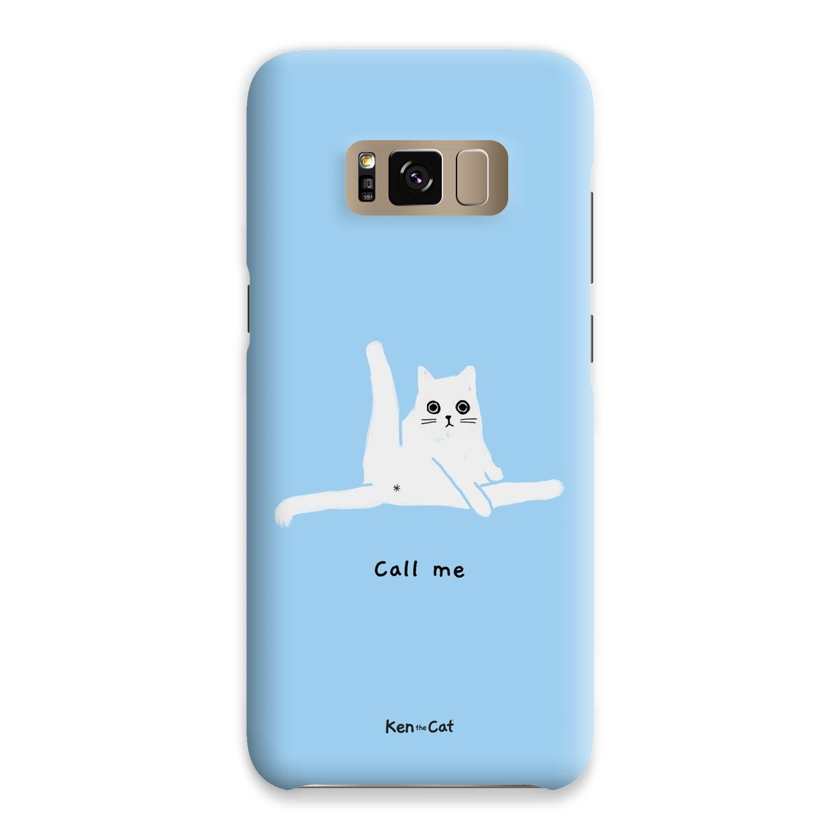 Call Me - Blue Phone Case