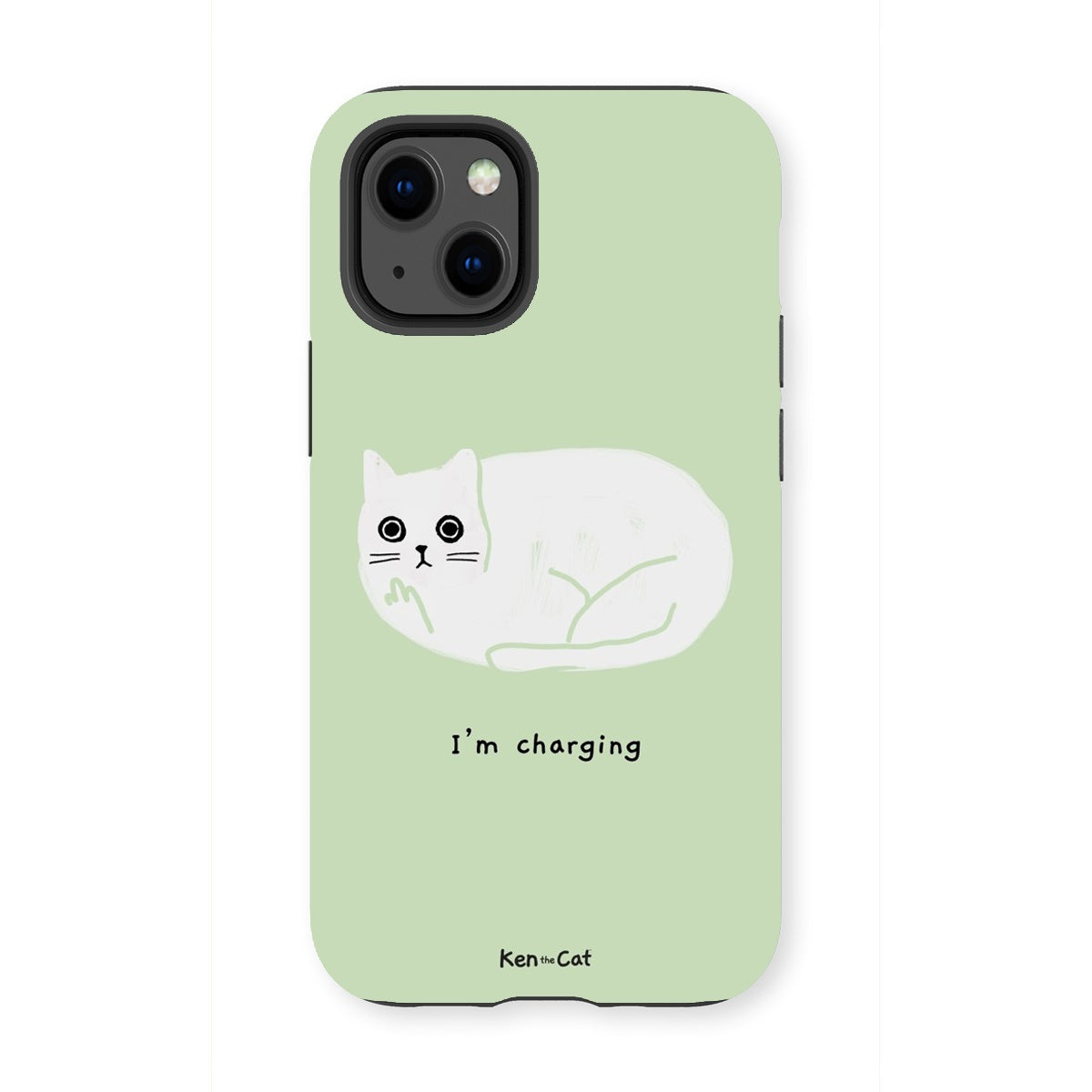 I'm Charging - Green Phone Case