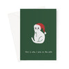 Ken the Cat funny Christmas card for cat lovers - This is why I piss on the sofa
