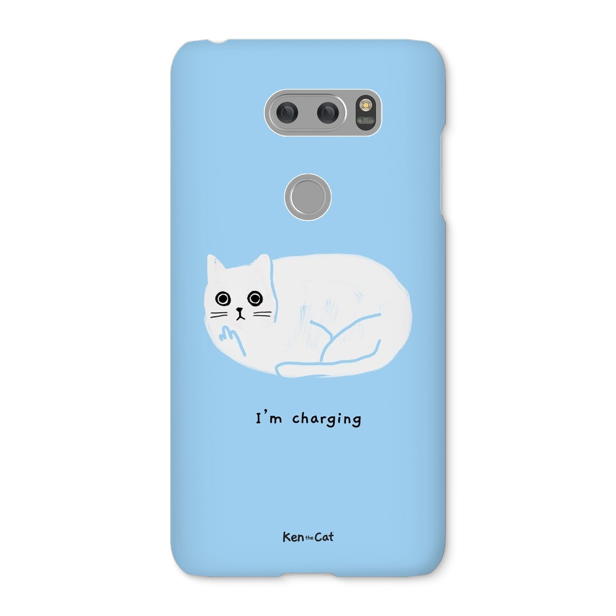 I'm Charging - Blue Phone Case