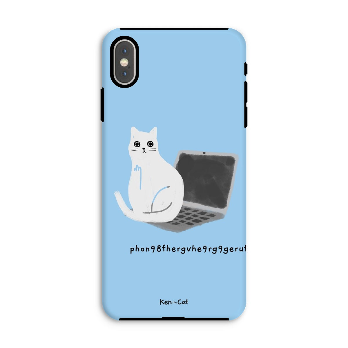 Laptop - Blue Phone Case
